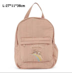 Parent and Child Kids Cotton Travel Backpack
