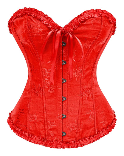 Floral Lace Corset Top For Women