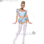 Halloween Costume: Cute Blue Dress Set