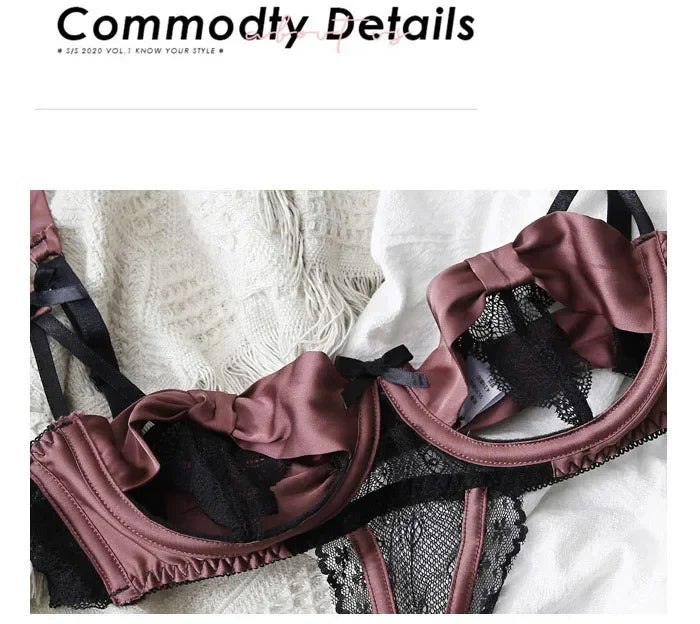 Open Cup Crotchless Bodysuit Lingerie