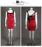 Cheongsam Dress with Elegant Gathered Design