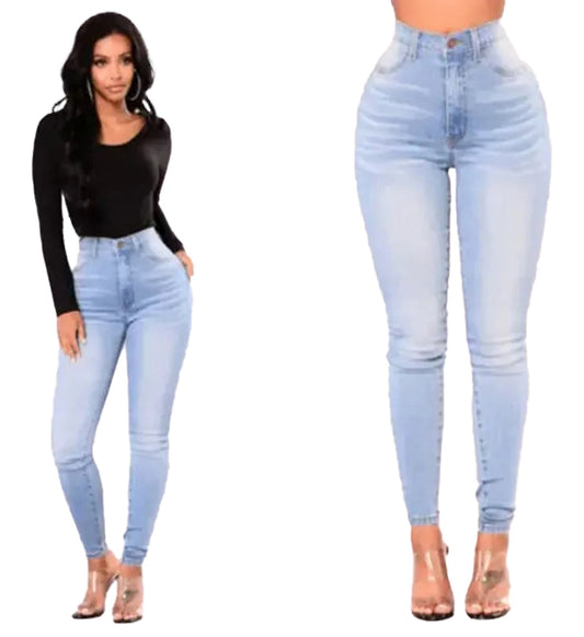 High Waist Skinny Jeans For Women
