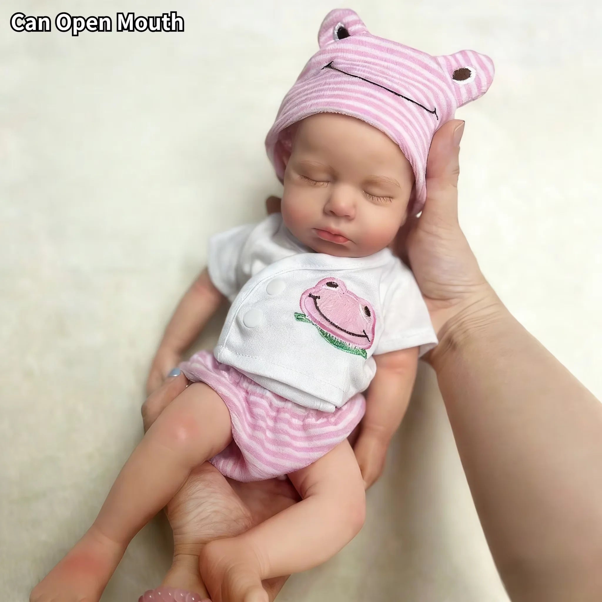 OtardDolls Loulou Open Mouth Silicone Reborn Baby Doll