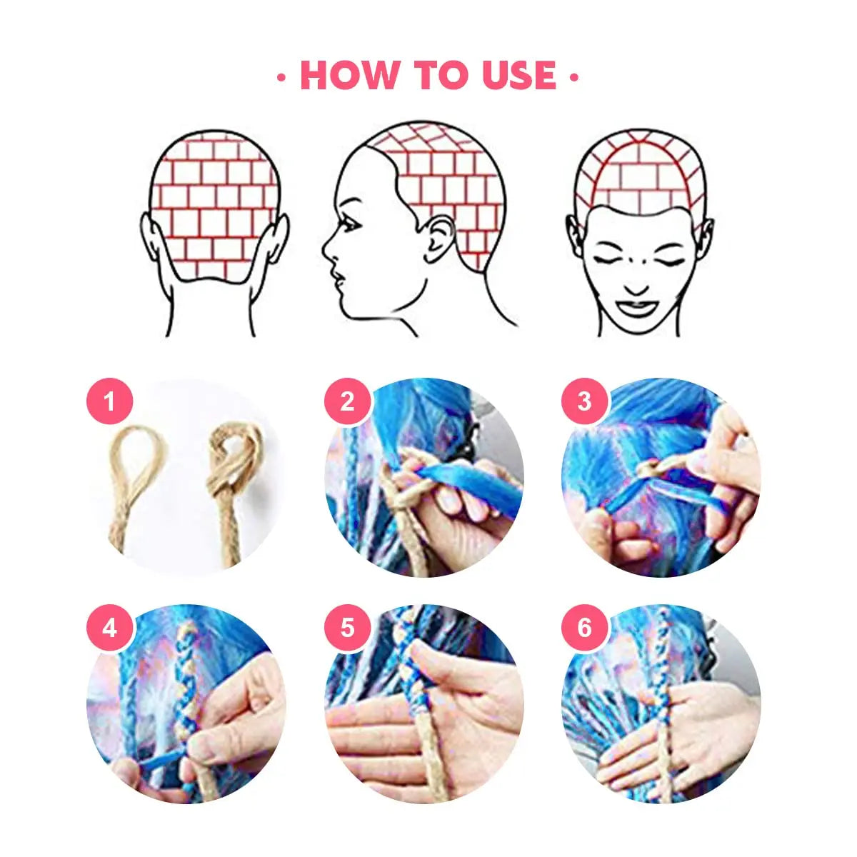 24 Inch Synthetic Dreadlock Extensions