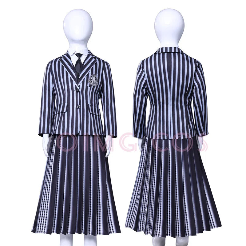 Halloween Costume Striped Suit Set