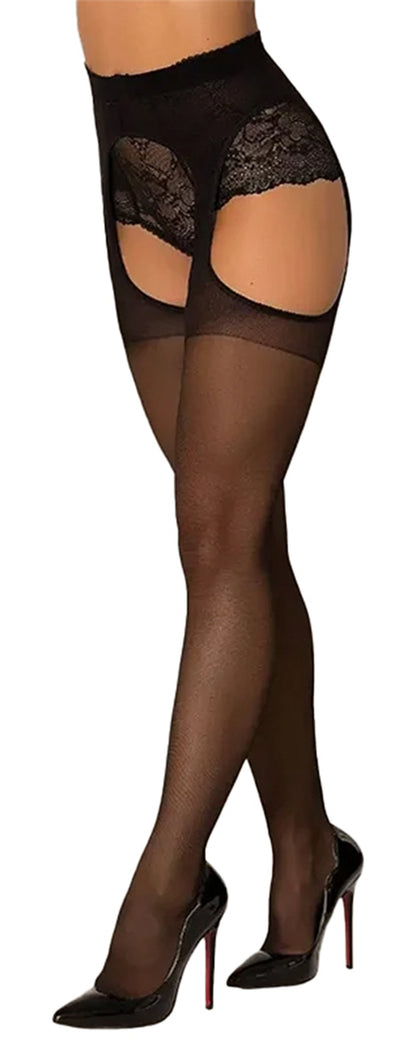 Thigh High Stockings With Garter Belt