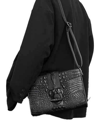 Mens Designer Leather Clutch Bag Elegant Style