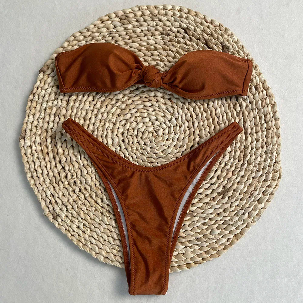 Swimmers Swimwear: Stylish Bikini Set