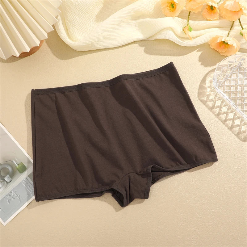 Womens Cotton Seamless Boxers Stylish Comfort