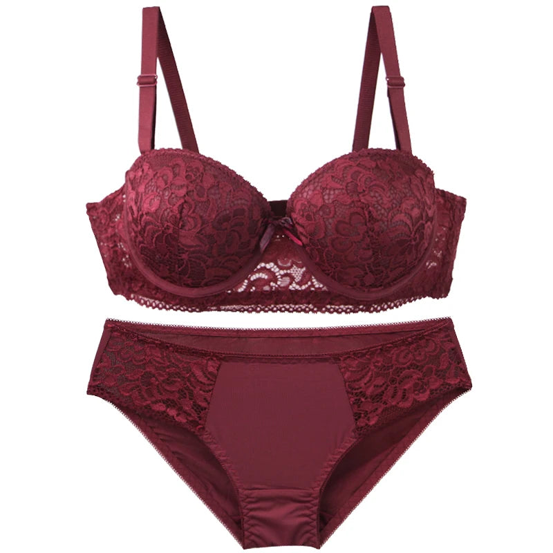 Underwire Bra with Lace for Elegance