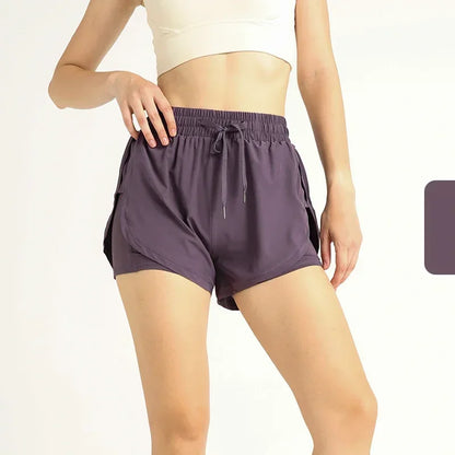 Womens High Waist Yoga Shorts Stylish & Comfy
