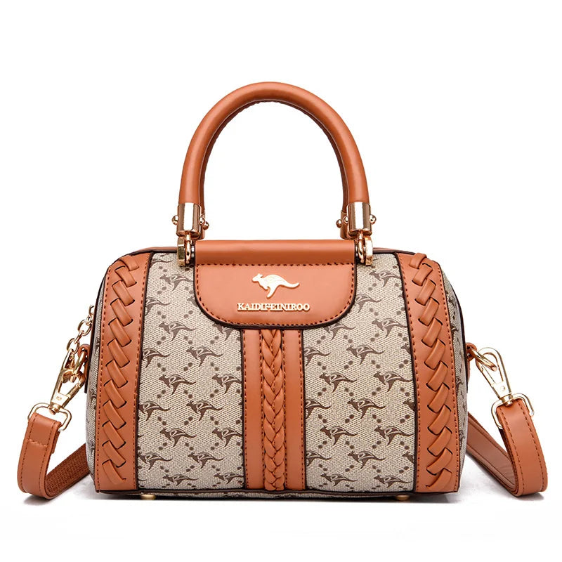Luxury Woven Shoulder Handbag