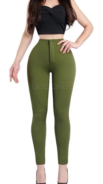 High Waisted Tummy Control Pants For Women