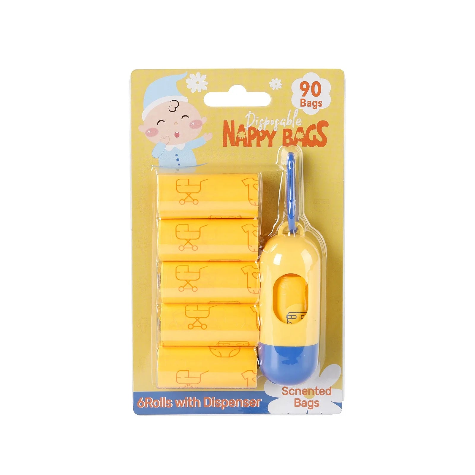 Disposable Diaper Bags with Dispenser