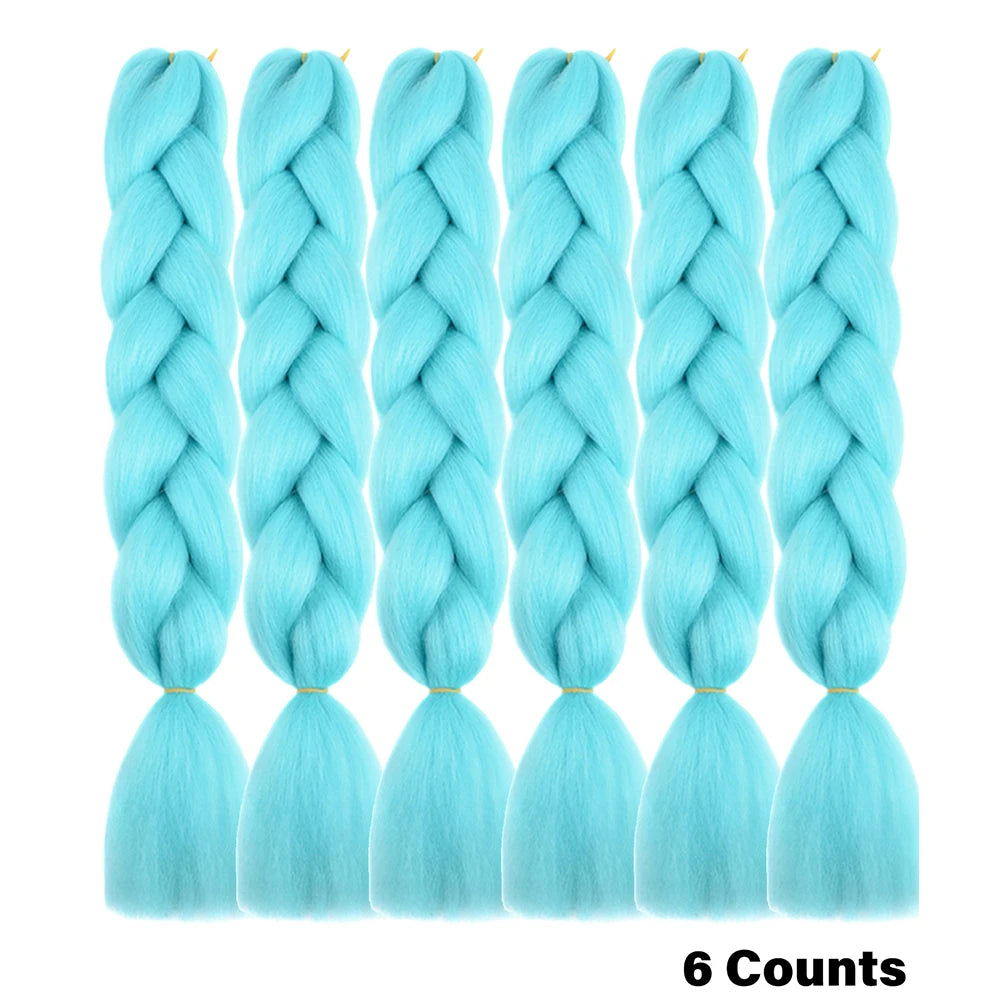 Ombre Crochet Braiding Hair Extensions