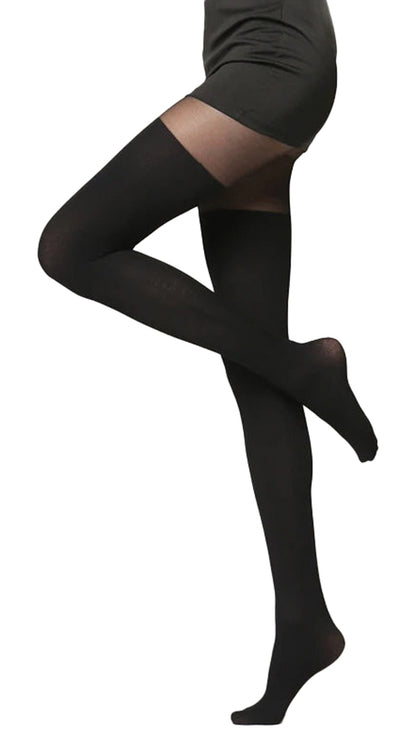Faux Thigh High Tights For Women