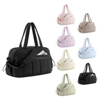 Black bag with multiple color options displayed on a white background