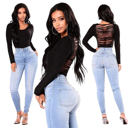 High Waist Skinny Jeans For Women