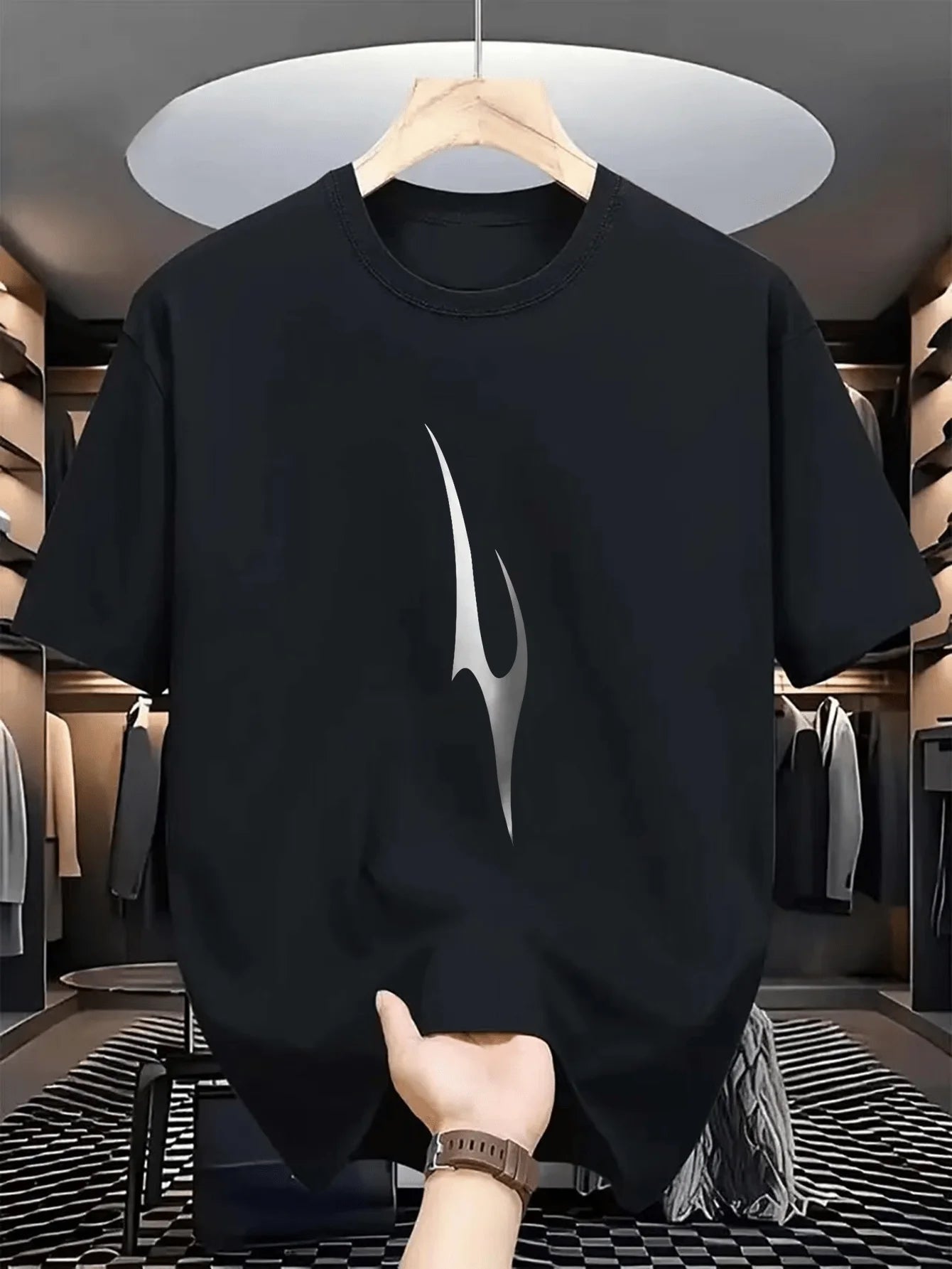 Graphic Men's T Shirt - Trendy Style