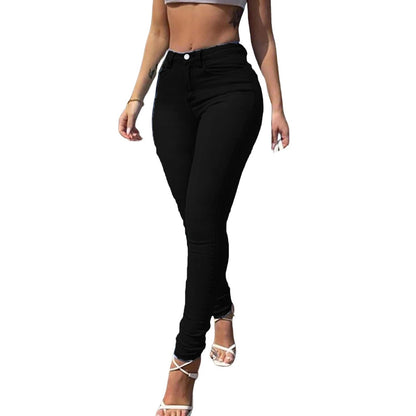 Women High Waist Skinny Jeans For Trendy Fit