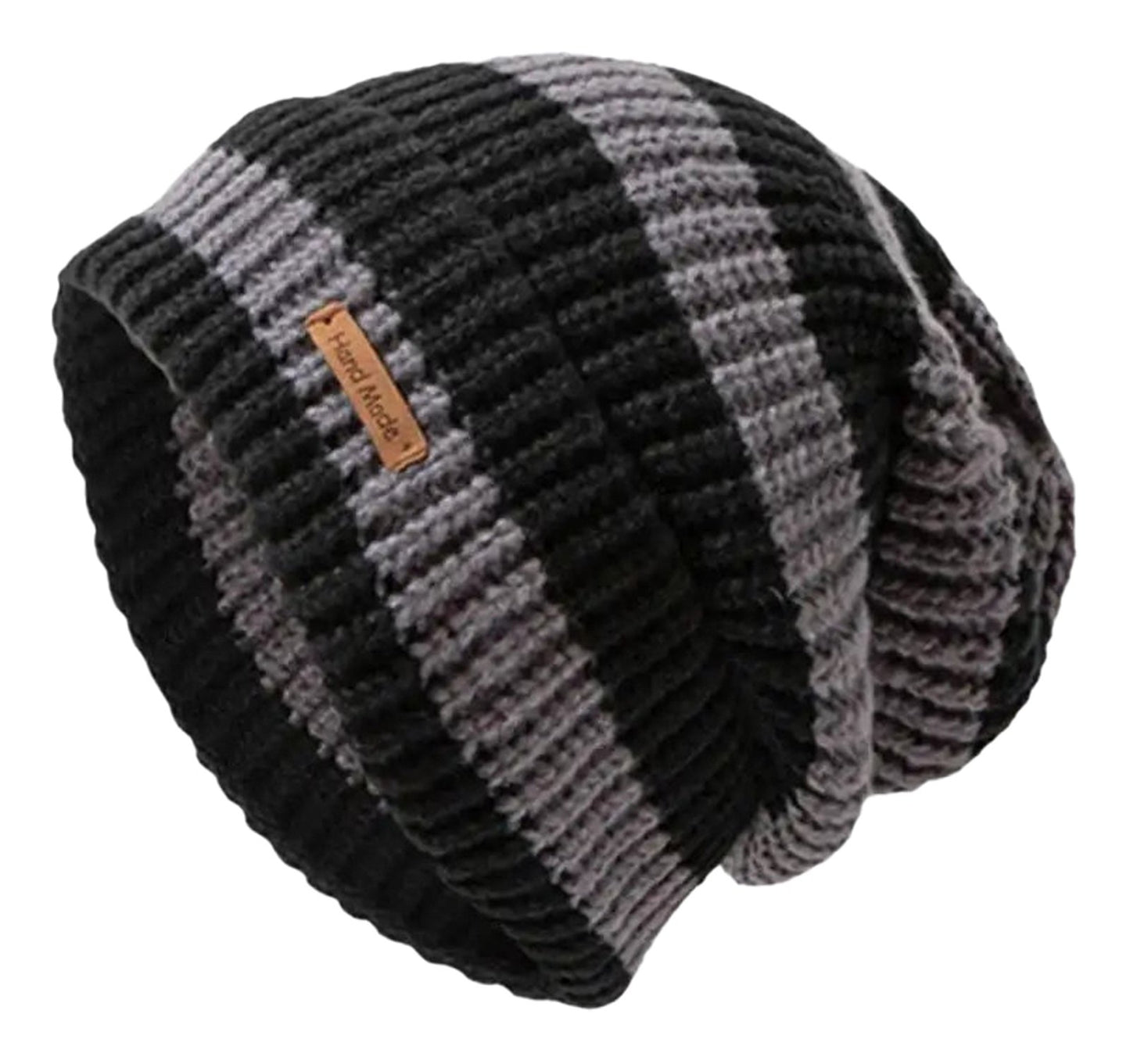 Striped Beanie Winter Hat For Women