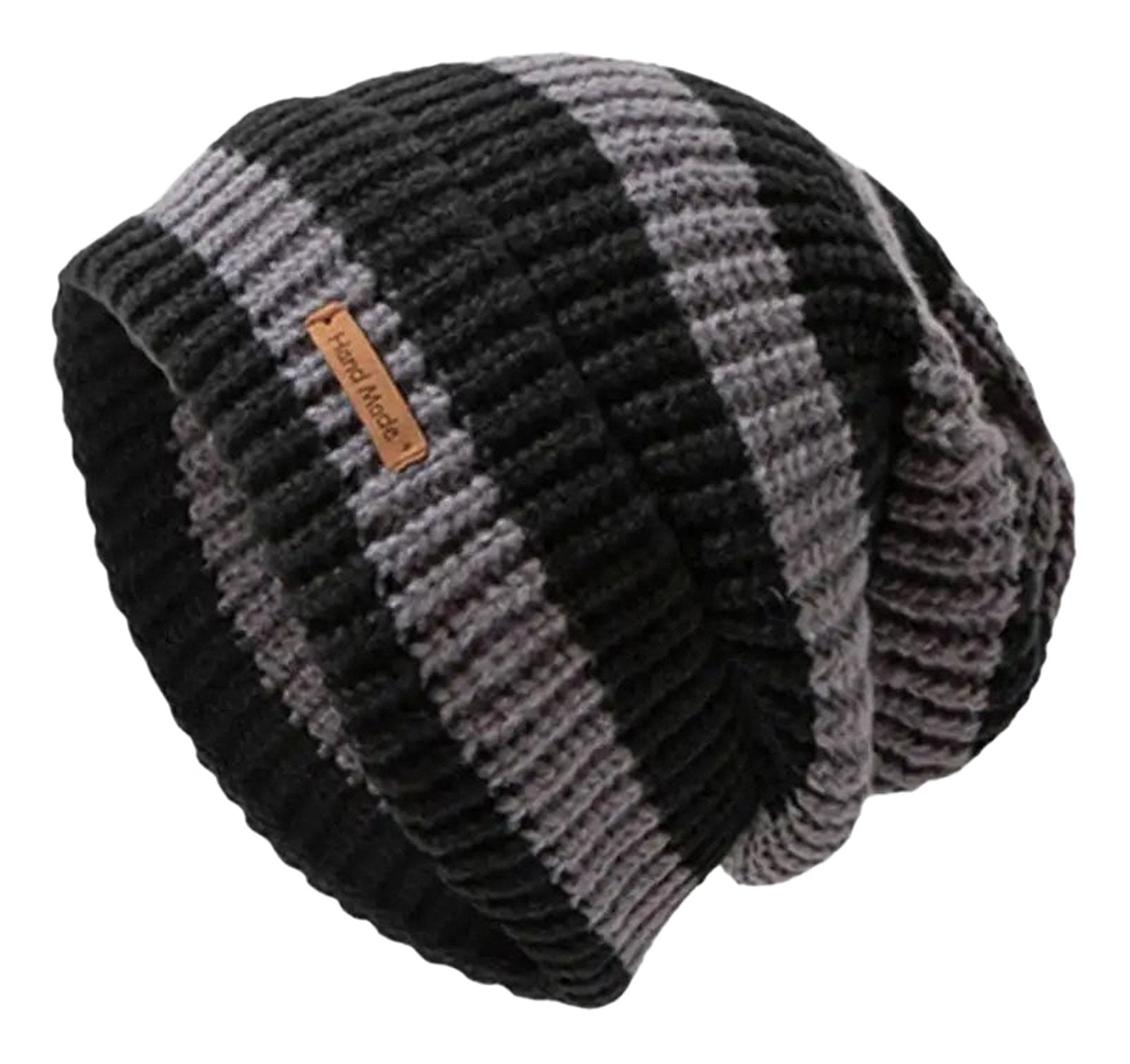 Striped Beanie Winter Hat For Women