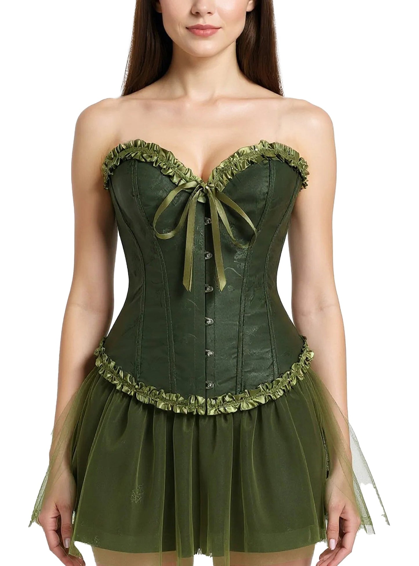 Floral Lace Corset Top For Women