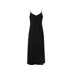 Womens Lightweight Denim Wrap Blouse and Slip Dress Set