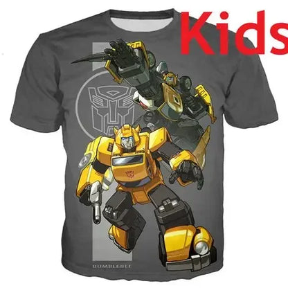 Kids 3d Robot T-Shirt Fun And Stylish