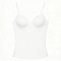 Elegant Halter Corset Crop Top with Straps for Women
