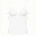 Elegant Halter Corset Crop Top with Straps for Women