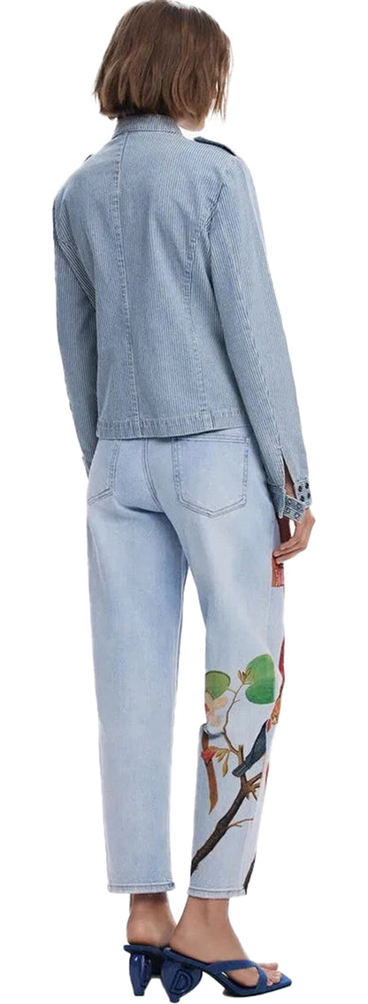 Bohemian Printed Womens Jeans