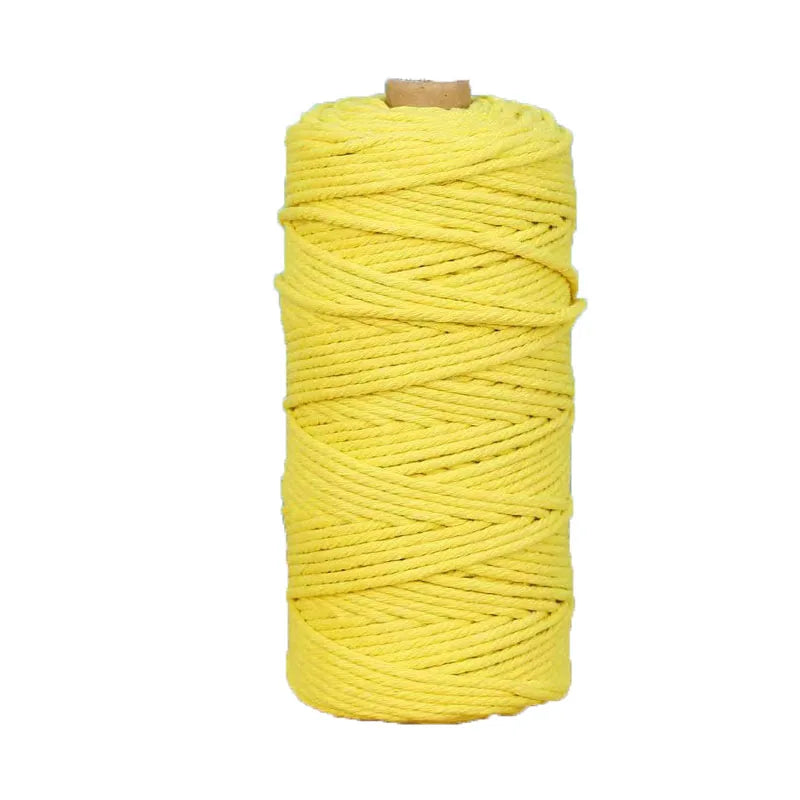 3mm 100M Macrame Cord Rope Cotton Twine Thread String Crafts DIY