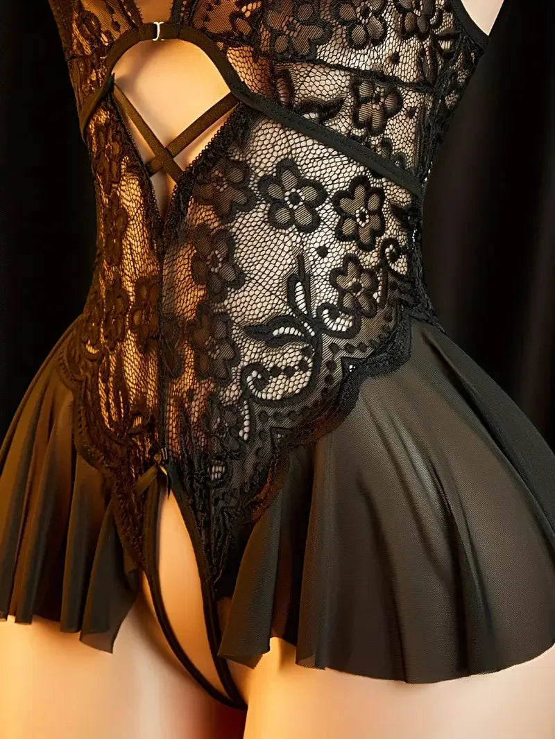 Lingerie Lace Bodysuit for Women