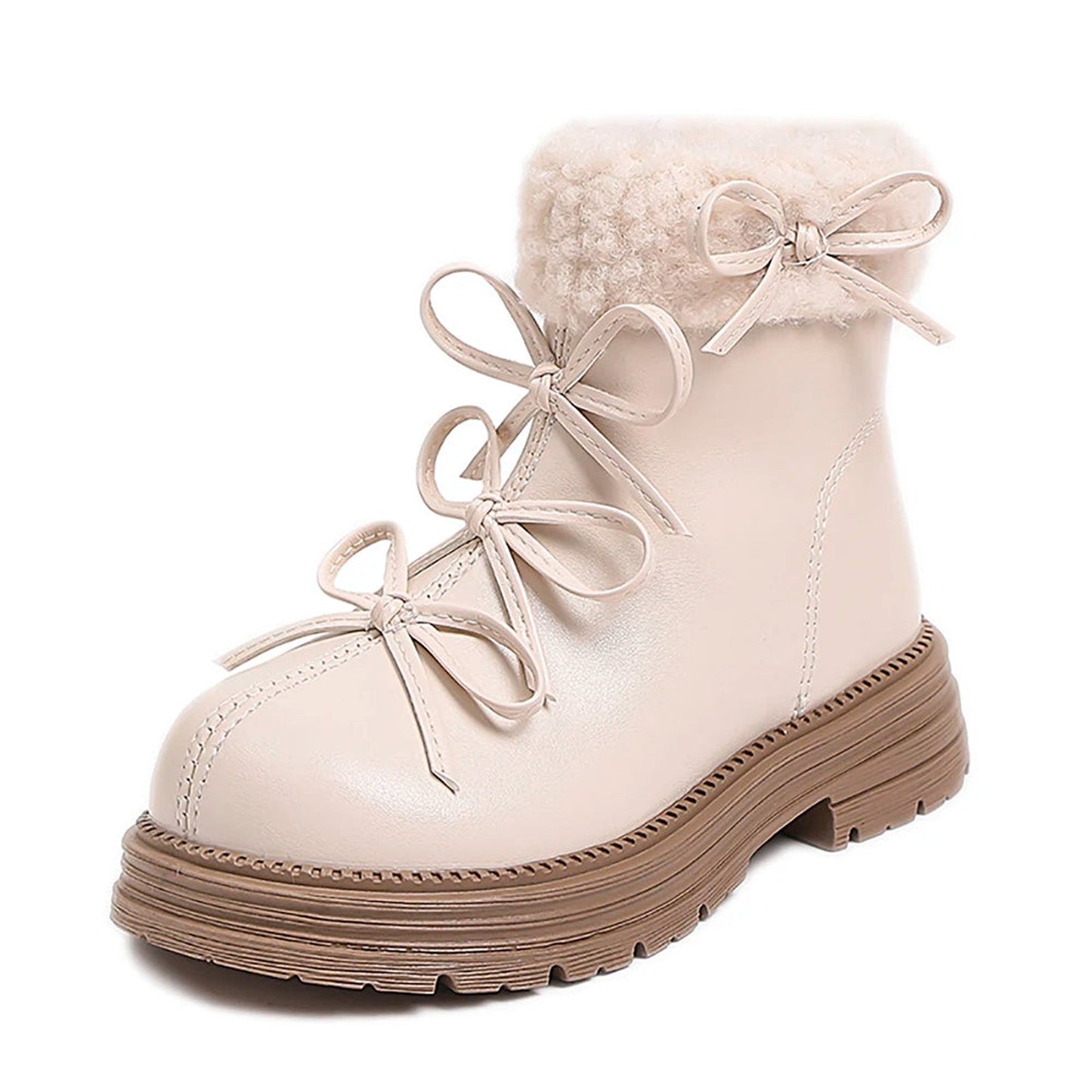 Girls Faux Fur Winter Boots