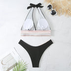 Stunning Two-Tone Bikini Set
