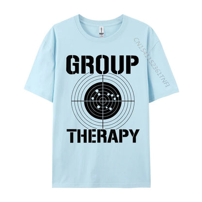 Flat Lay of Retro Group Therapy Men’s Cotton T-Shirt