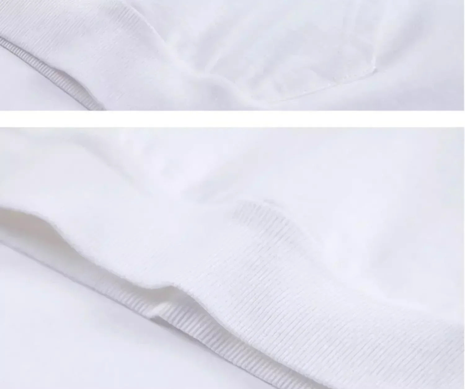 Close-up of a white rose pattern hoodie showcasing soft fabric and detailed stitching by LuckeLadybug LLC