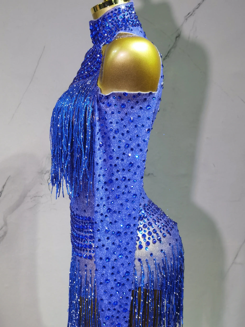 Rave Outfit with Fringe and Beading