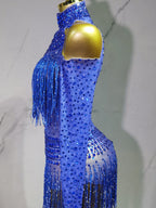 Rave Outfit with Fringe and Beading