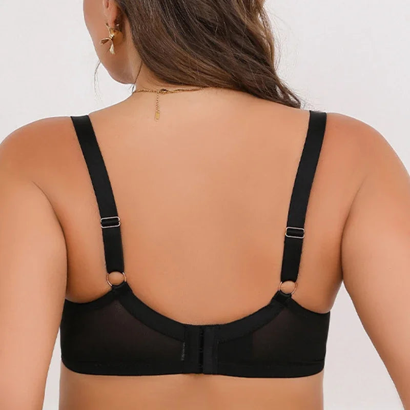 Underwire Minimizer Bra for Comfort