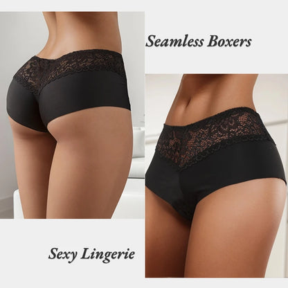 Womens Lace Boxer Panties Set 7PCS