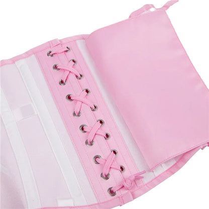 Waist Slimming Underbust Corset Pink
