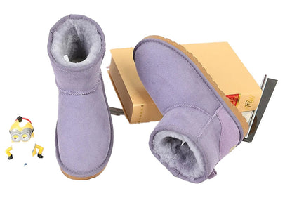 Genuine Sheepskin Winter Boots Women