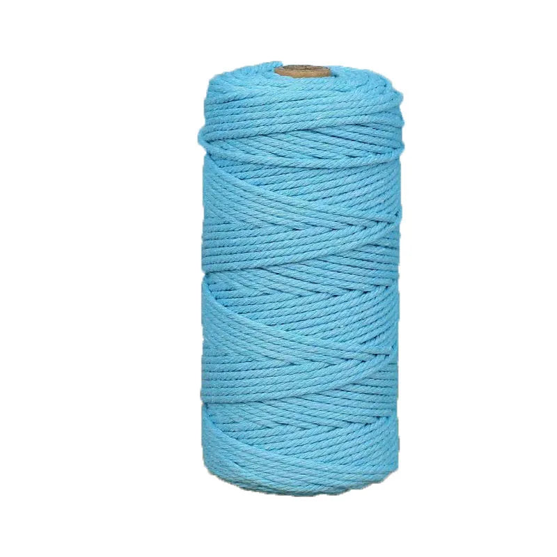 3mm 100M Macrame Cord Rope Cotton Twine Thread String Crafts DIY