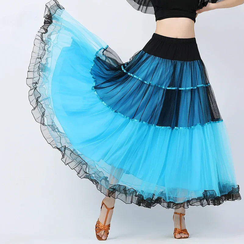 Blue Dance Costume Skirt for Dance With Costumes