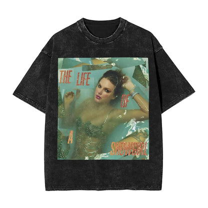 Showgirl Album Washed T-Shirt Graphic Design