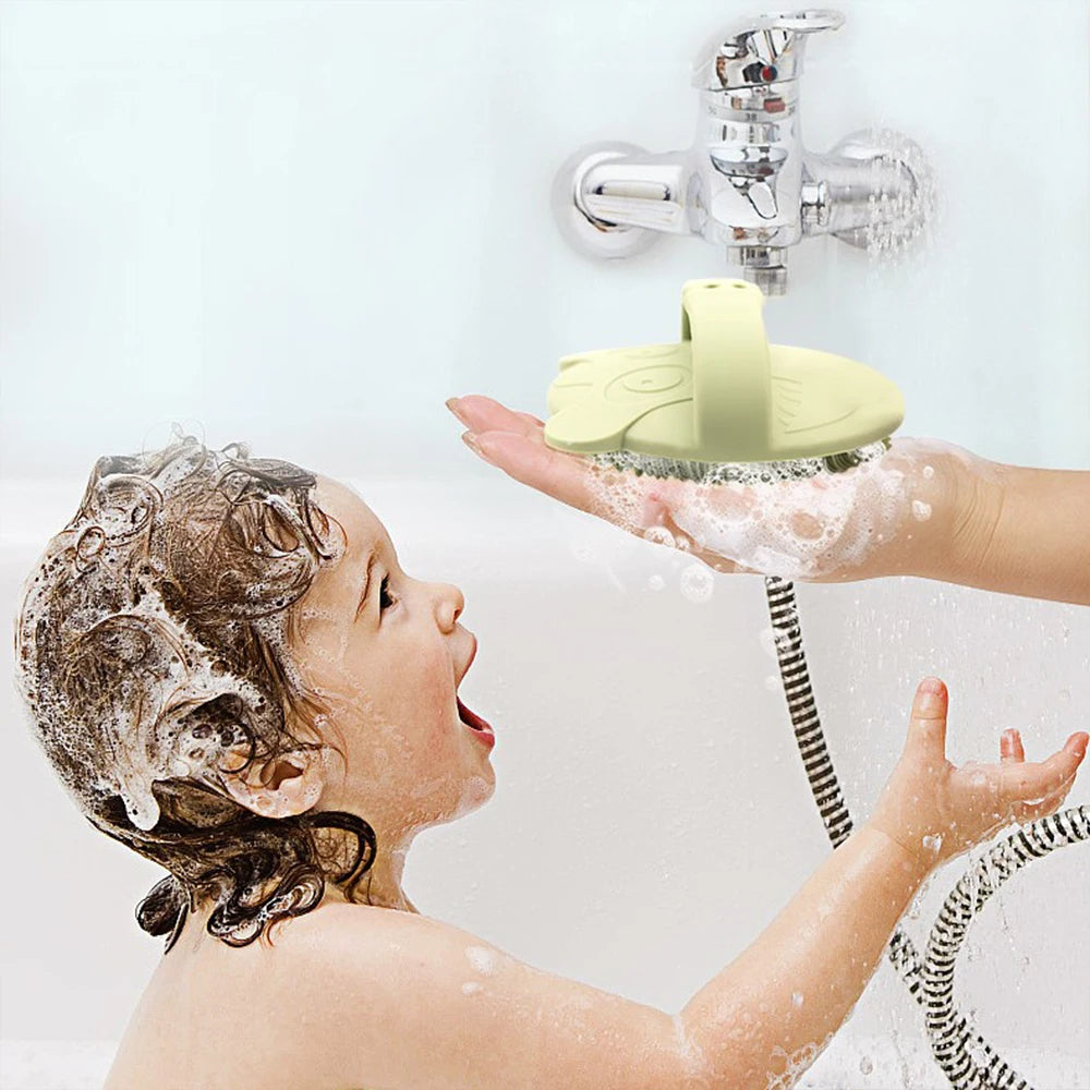 Soft Silicone Baby Bath Brush