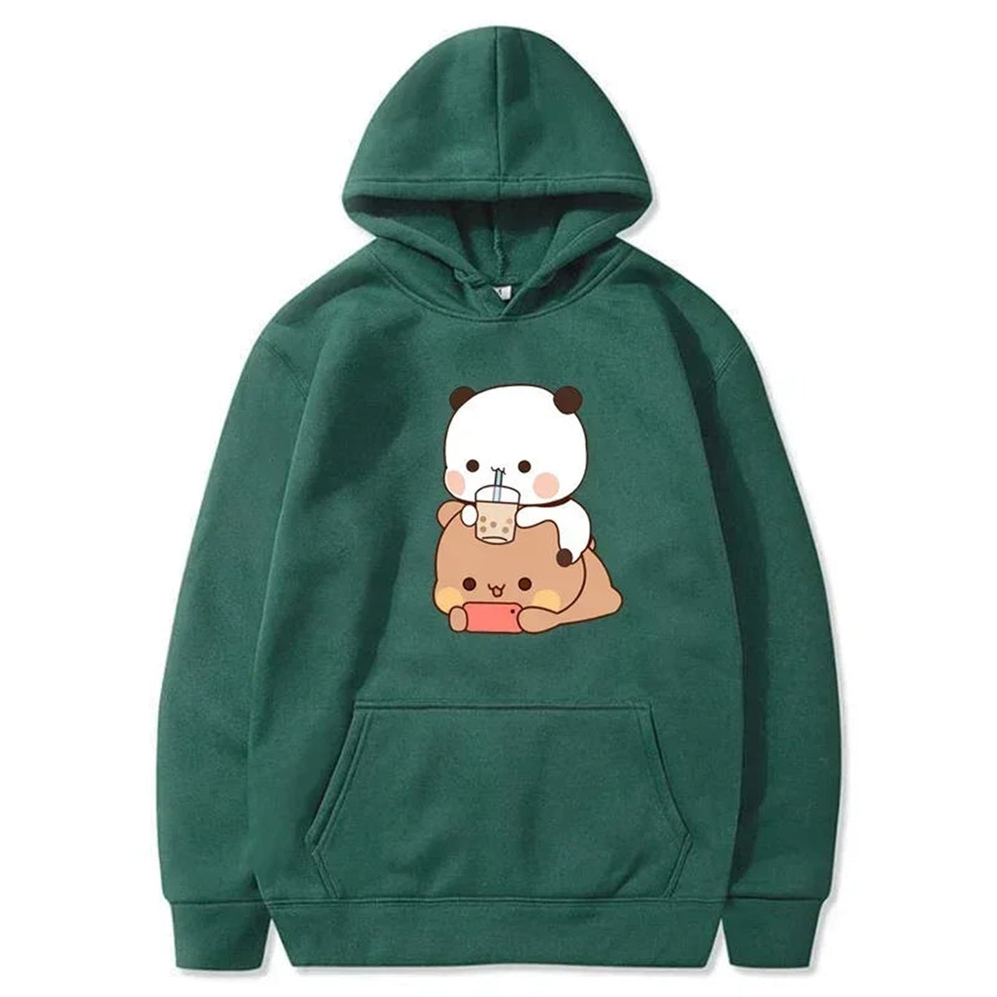 Kawaii Bubble Tea Hoodie with Jeans