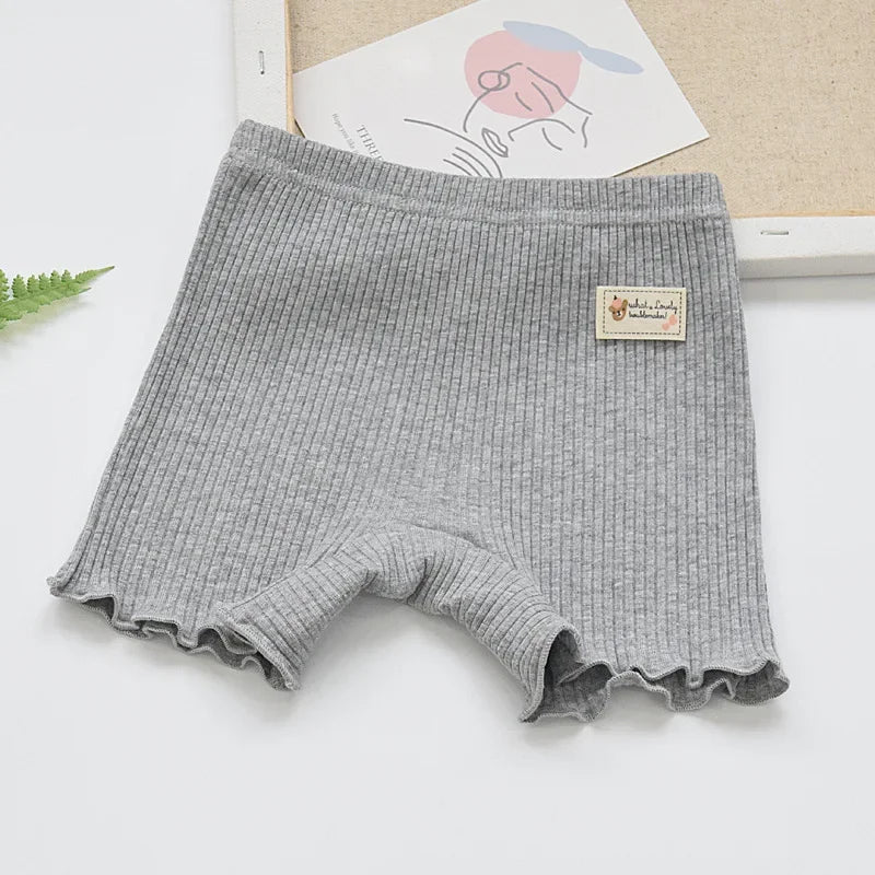 Kids Solid Safety Leggings and Underpants